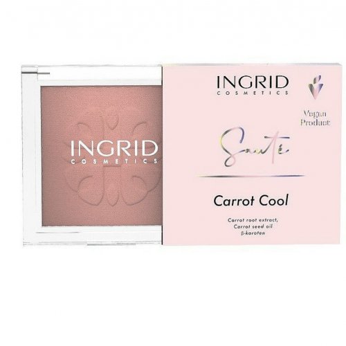 Blush pentru fata, Saute Carrot Cool, Ingrid Cosmetics, 7gr