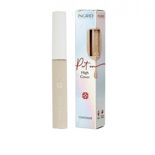 Anticearcan vegan, cu putere mare de acoperire, 02 Medium, Ingrid Cosmetics, 7ml