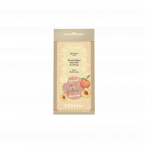 Masca de fata Vegana, iluminatoare, Holo Glow, Vollare Cosmetics, 8ml