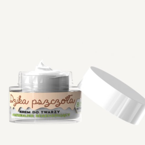 Crema de fata regeneratoare Bio, Wild Bee, cu miere si seminte de floarea-soarelui, Vollare Cosmetics, 50ml