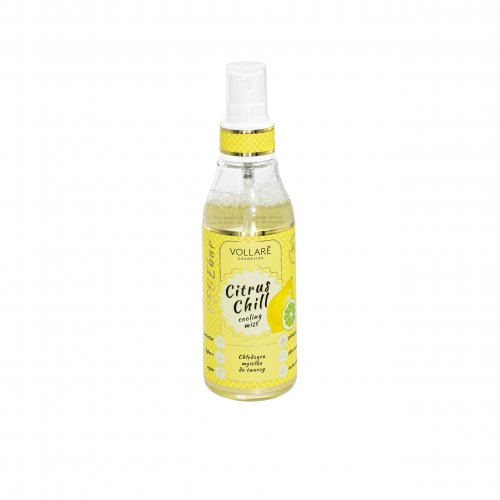Spray de fata Vegan, cu lamaie si castravete, Citrus Chill, Vollare Cosmetics, 75 ml