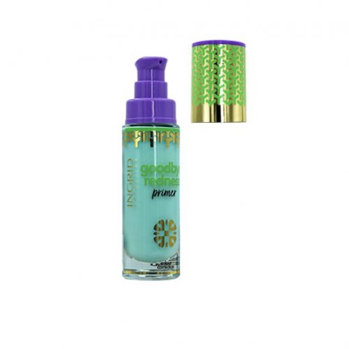 Baza de machiaj matifianta cu efect de eliminare a petelor rosii,Goodbye Redness, Ingrid Cosmetics, 30ml