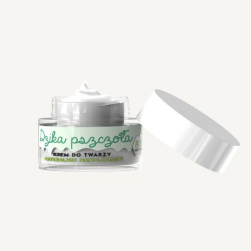 Crema de fata hidratanta Bio,  Wild Bee, cu miere si seminte de mac, Vollare Cosmetics, 50ml