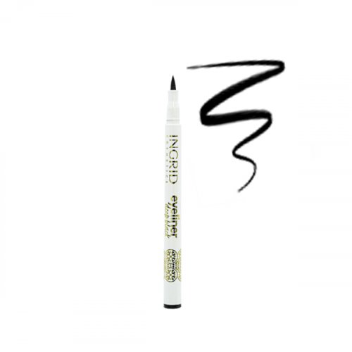 Eyeliner pen, Negru intens, Ingrid Cosmetics, 2 gr