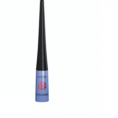 Tus de ochi cu pensula, albastru, Ingrid Cosmetics, 4.5ml