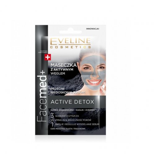 Masca de curatare FaceMed Matt Deep Detox, Eveline Cosmetics