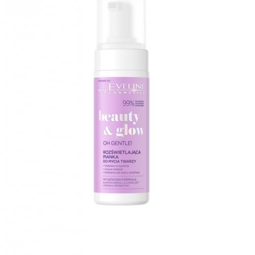 Spuma de curatare a fetei, Beauty and Glow, Eveline Cosmetics