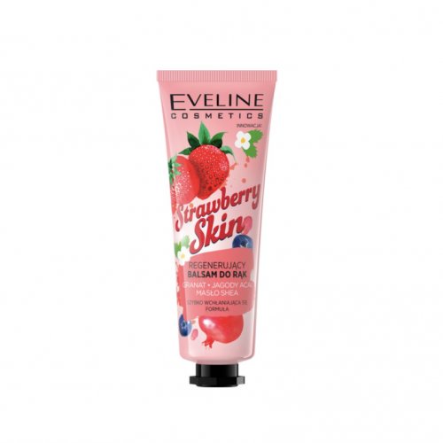 Crema de maini regeneratoare, cu capsuni, Hand Balm Eveline Cosmetics, 50ml