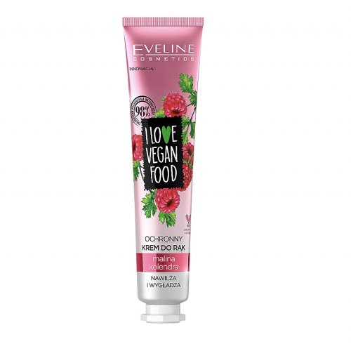 Crema de maini Vegana cu Zmeura, Eveline Cosmetics, 50ml