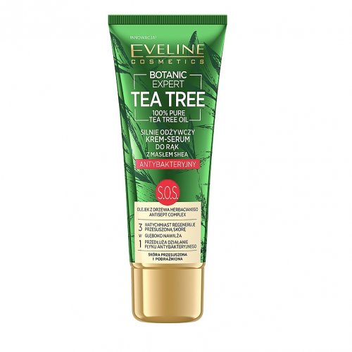 Crema de maini regeneranta, Tea Tree Botanic Expert, Eveline Cosmetics, 100ml