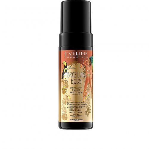 Spuma de corp autobronzanta, Brazilian Body, Eveline Cosmetics, 150ml
