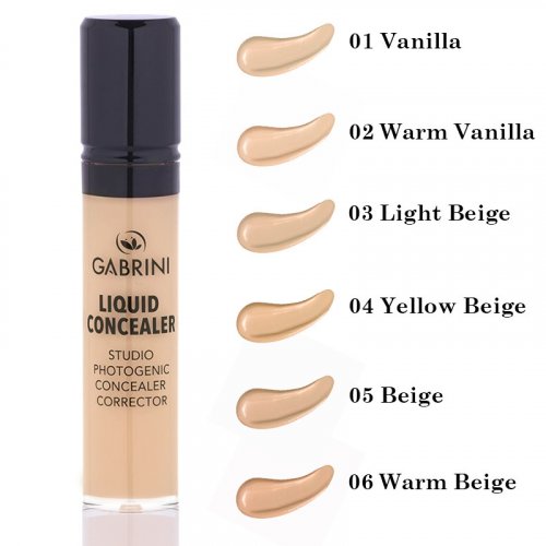 Anticearcan cu putere mare de acoperire, Gabrini Studio Photogenic, Nuanta 02, 13ml