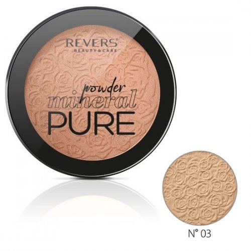 Pudra minerala, Pure Mineral, Nuanta 03, Revers, 9gr