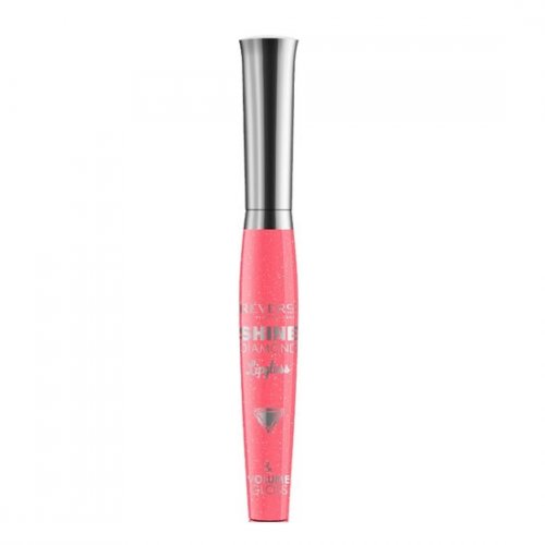 Ruj lichid perlat, Shine Lipgloss Diamond, Nuanta 2P, Revers, 12ml