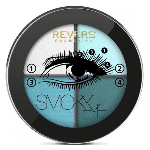 Paleta farduri de pleoape, Smoky Eyes Mat, 13, Revers, 8gr