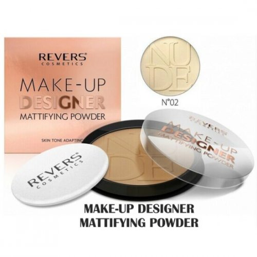Pudra matifianta, Make-up Designer, Nuanta 02, Revers, 9gr