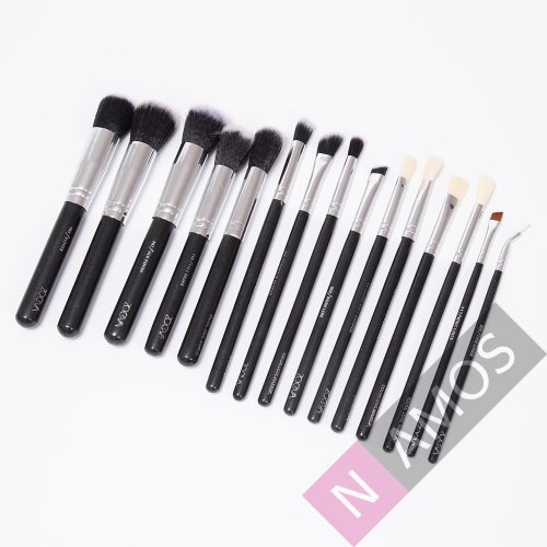 Set pensule profesionale de machiaj, 15 pensule