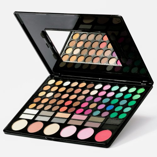 Paleta machiaj, cu 78 de nuante pentru ochi si buze, oglinda si pensule incluse, Make me a Princess, 78-03