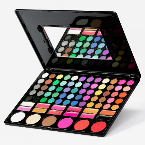 Paleta machiaj, cu 78 de nuante, oglinda si 2 pensule incluse, MUA Fantasy,78-2