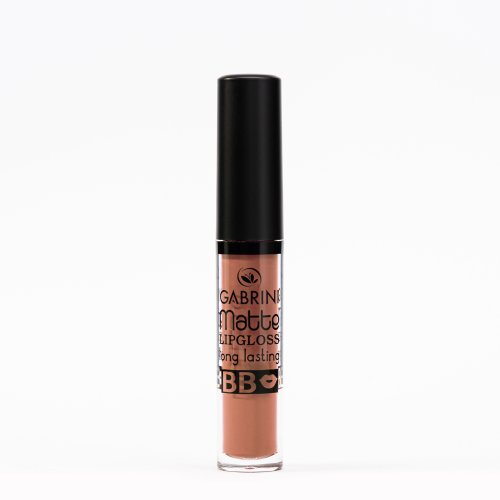 Luciu de buze, mat, cu efect de duratam, 90 brown, Gabrini, 6ml