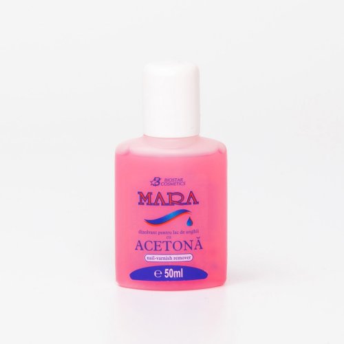 Dizolvant cu acetona, pentru unghii, Mara, 50ml